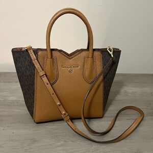 Michael Kors Caramel Leather Satchel